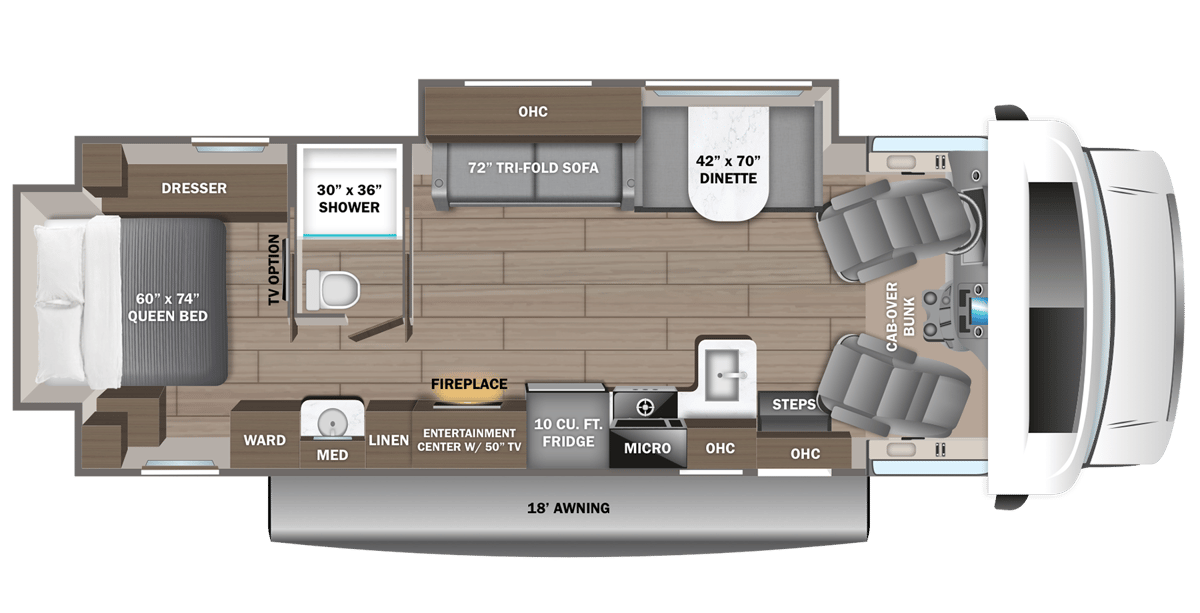 2027 Jayco Greyhawk 30Z floorplan